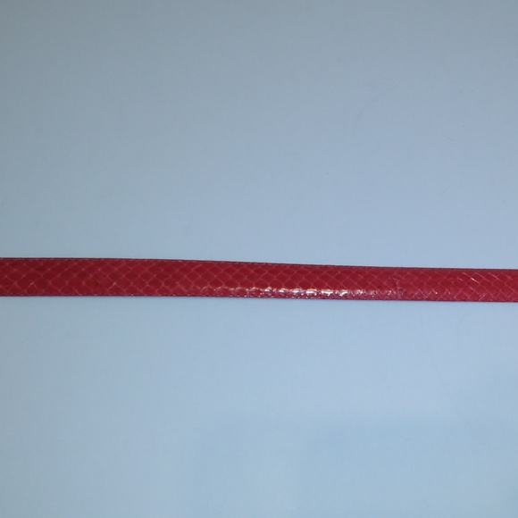 Honors genuine snake skin belt w/gold hardware L main image 5